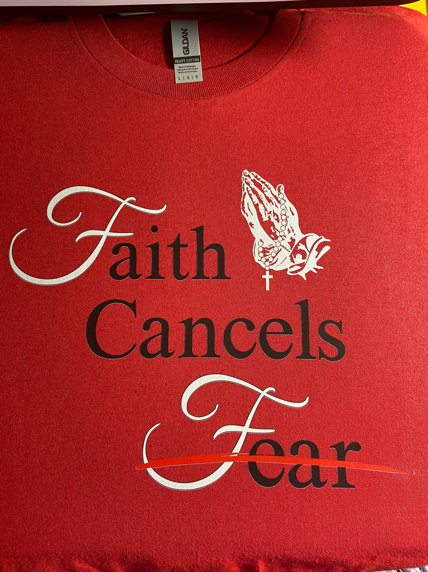 Faith cancels Fear