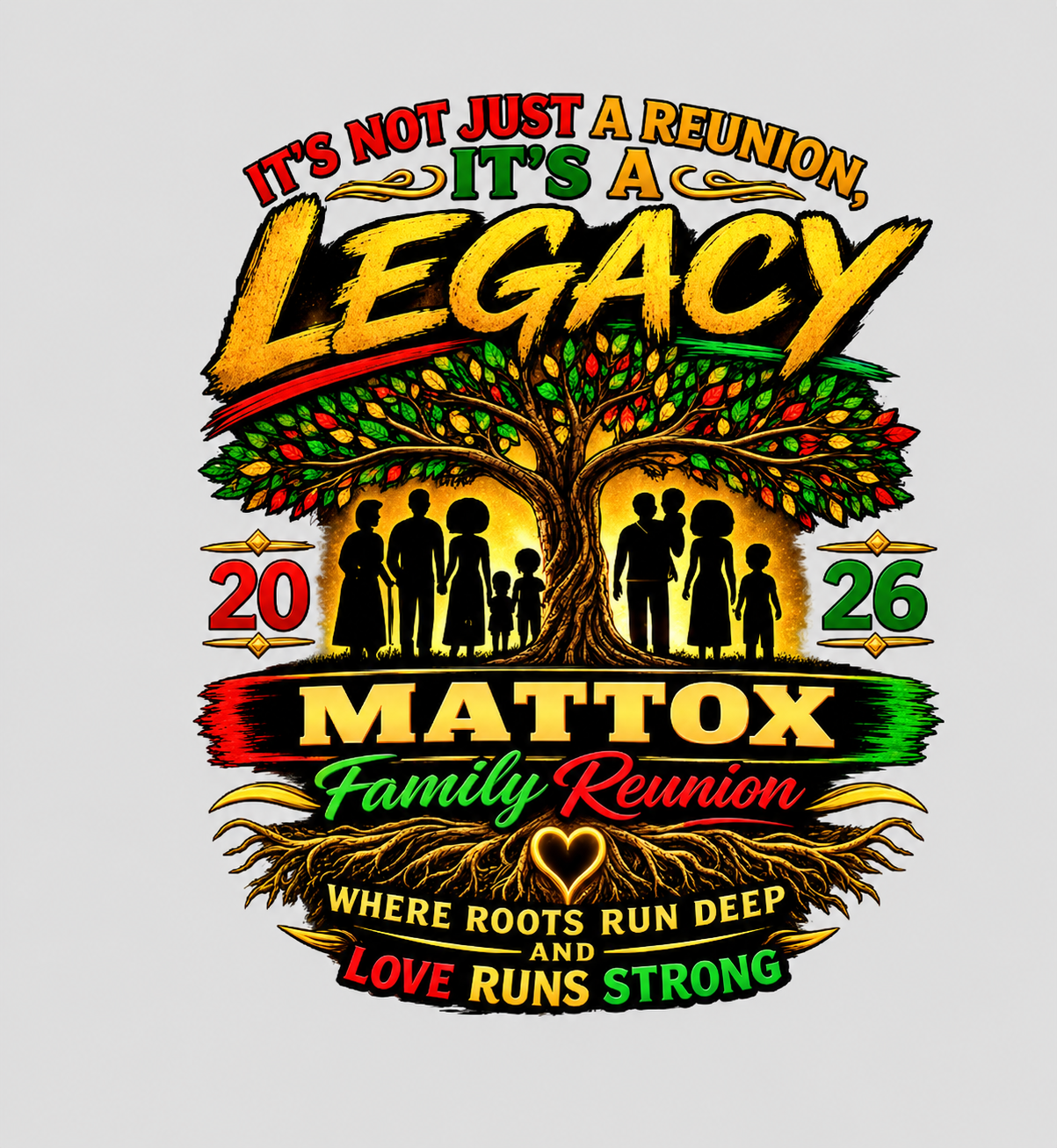 Mattox Family Reunion 2026 – Shirts & Transfers