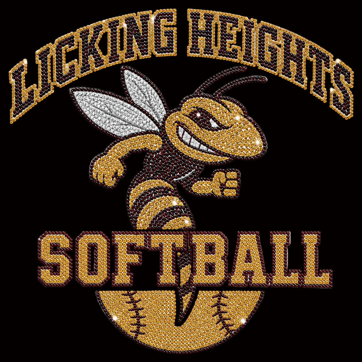 Licking Heights Softball — Basic Bling