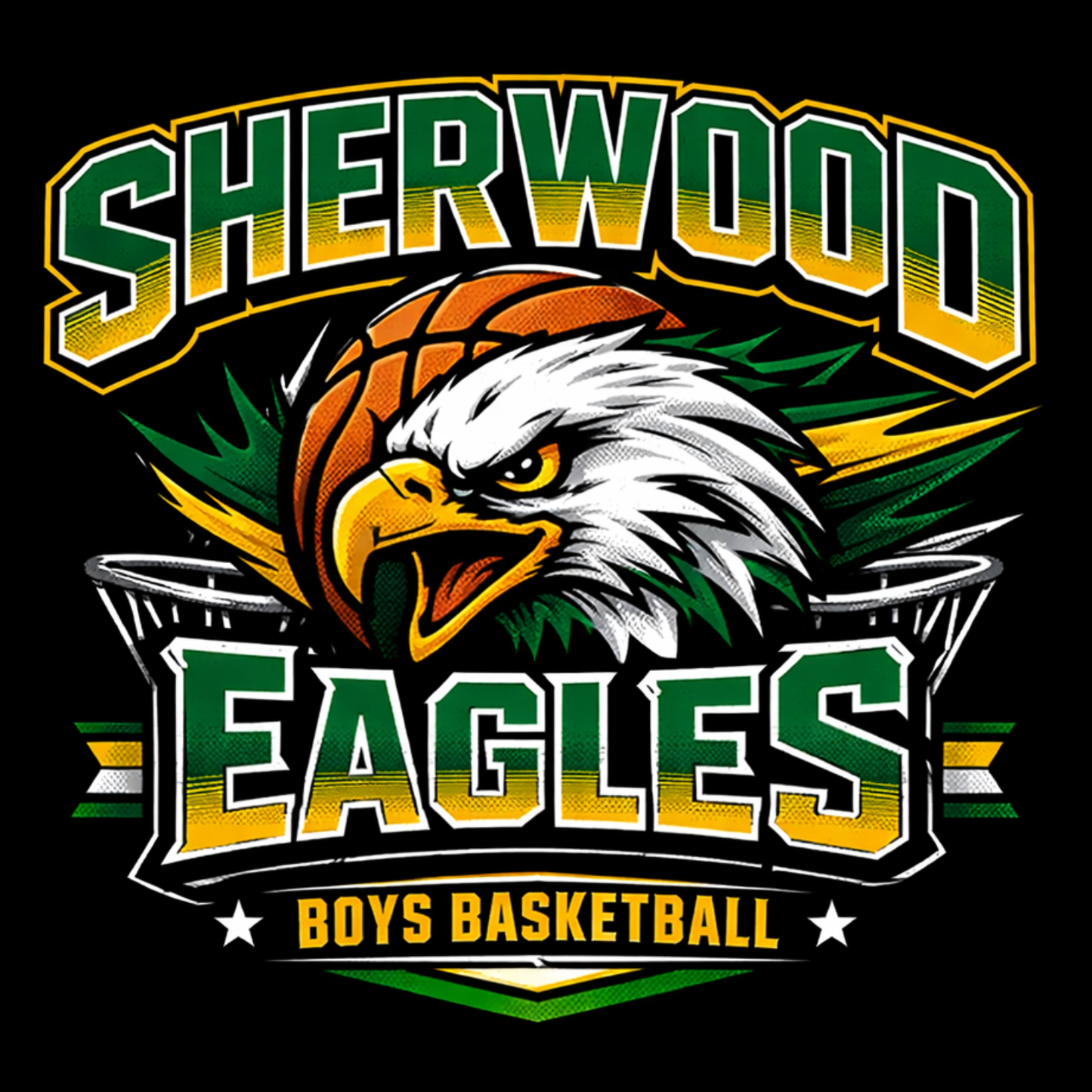 Sherwood basketball tee