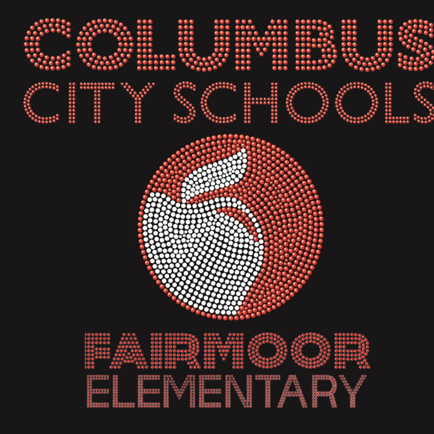 Fairmoor Columbus City Bling Red