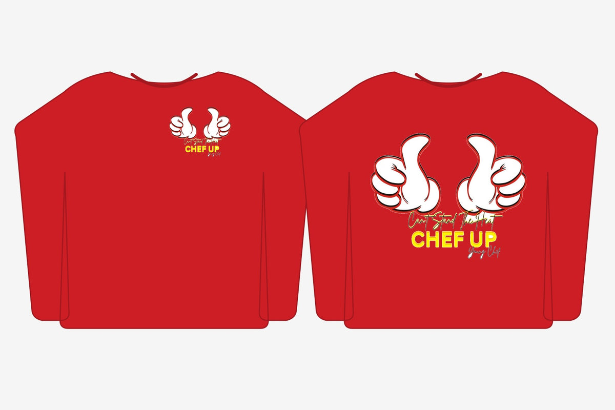 Can't Stand the Heat – Thumbs – Long Sleeve red