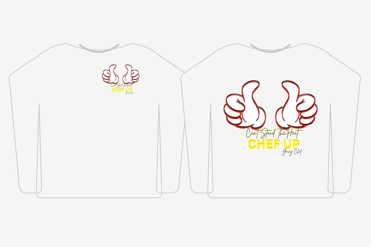 Can't Stand the Heat – Thumbs – Long Sleeve white