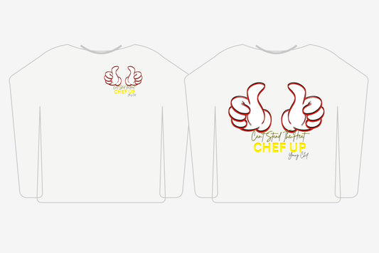Can't Stand the Heat – Thumbs – Long Sleeve white