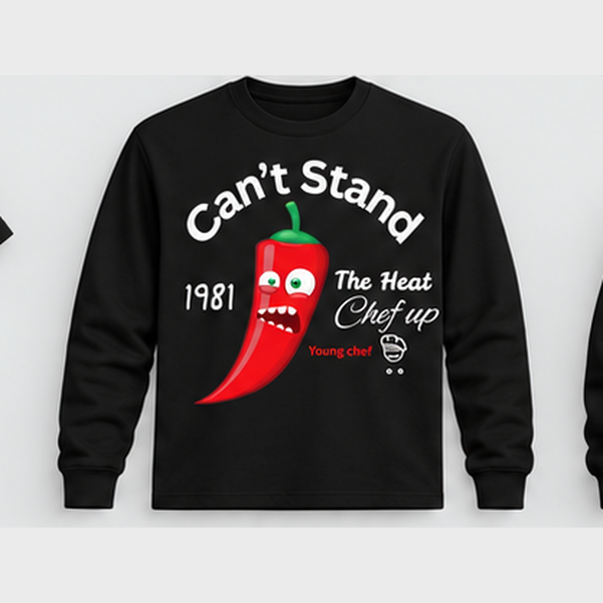 Can't Stand the Heat chili long sleeve black