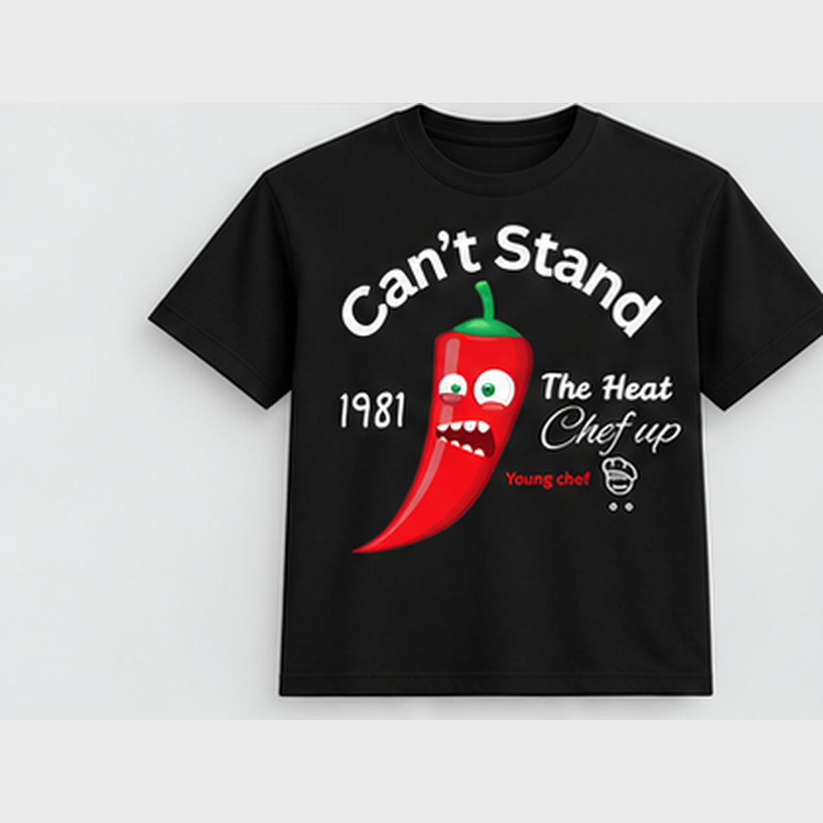 Can't Stand the Heat chili short sleeve black