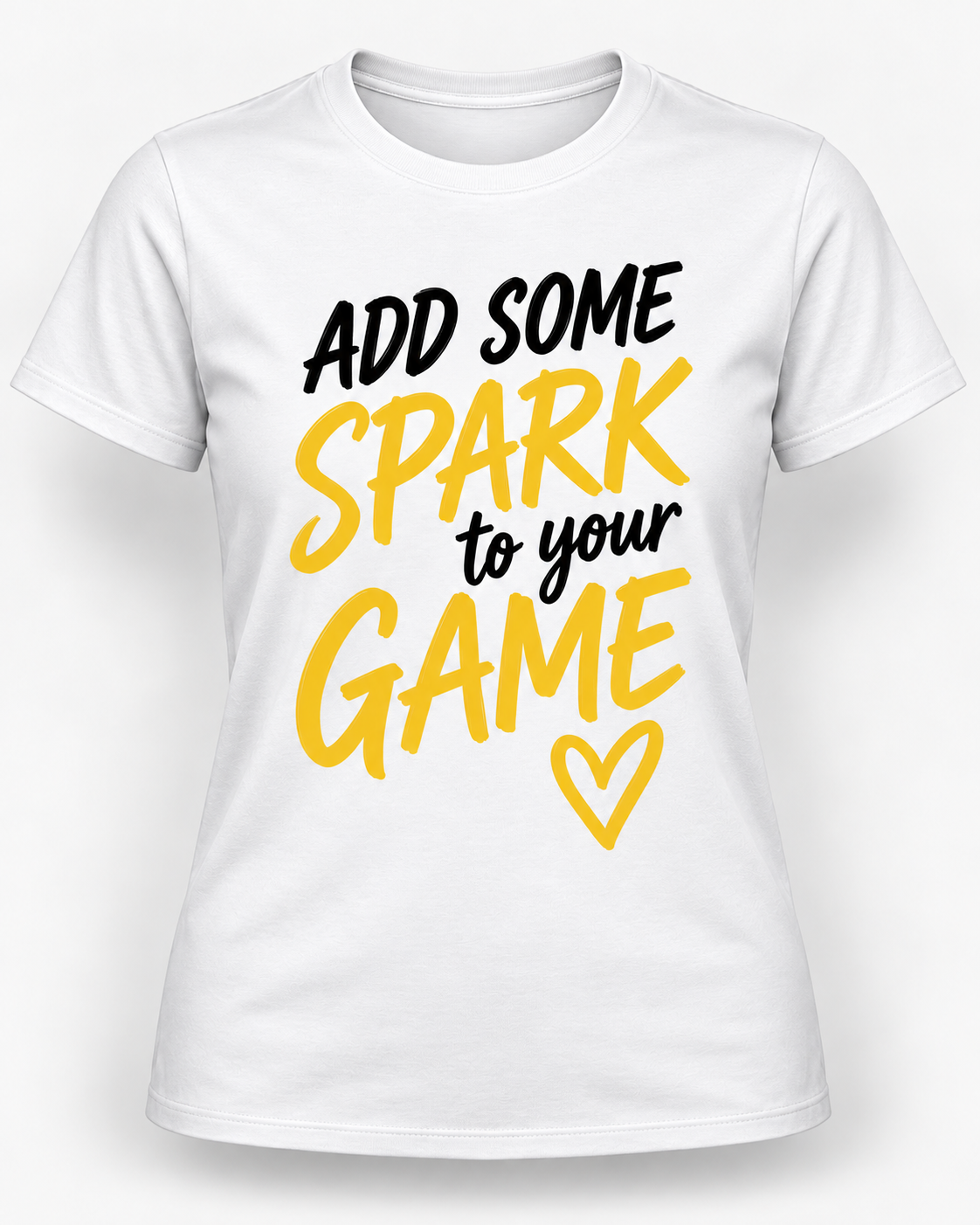 Lady Sparks Add Some Spark to Your Game white shirt