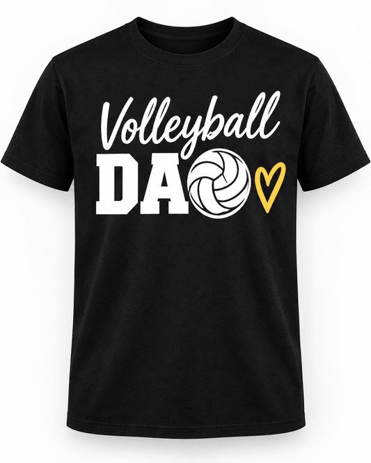 Lady Sparks Volleyball Dad black shirt product mockup