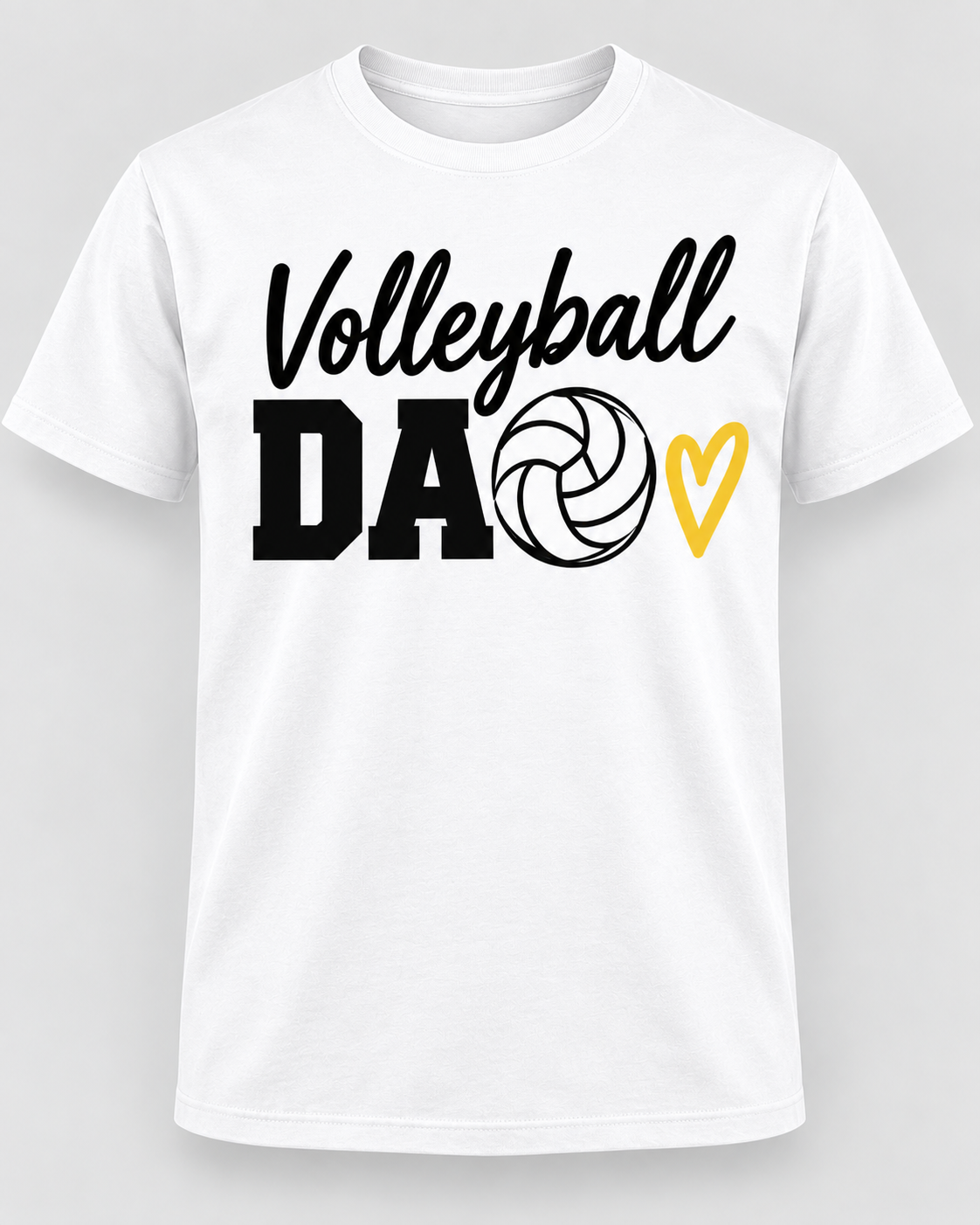 Lady Sparks Volleyball Dad white shirt product mockup
