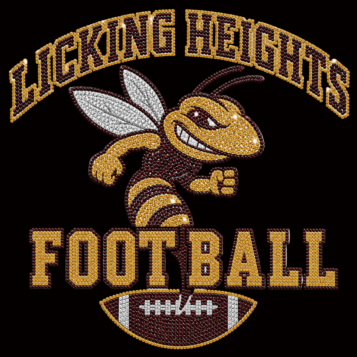 Licking Heights Football— Basic Bling