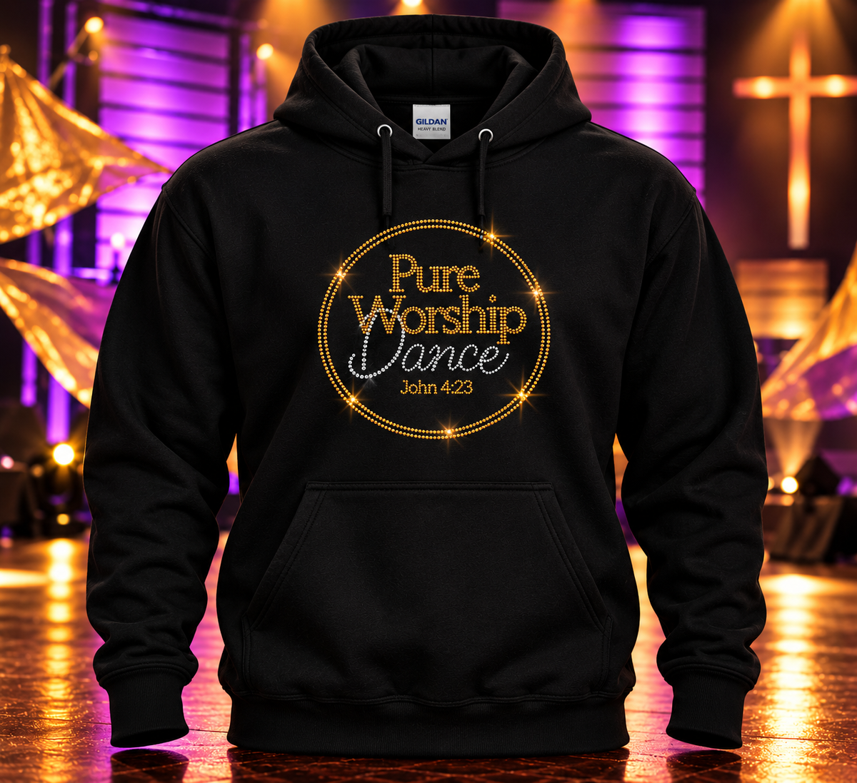 Pure Worship Dance – Bling Hoodie