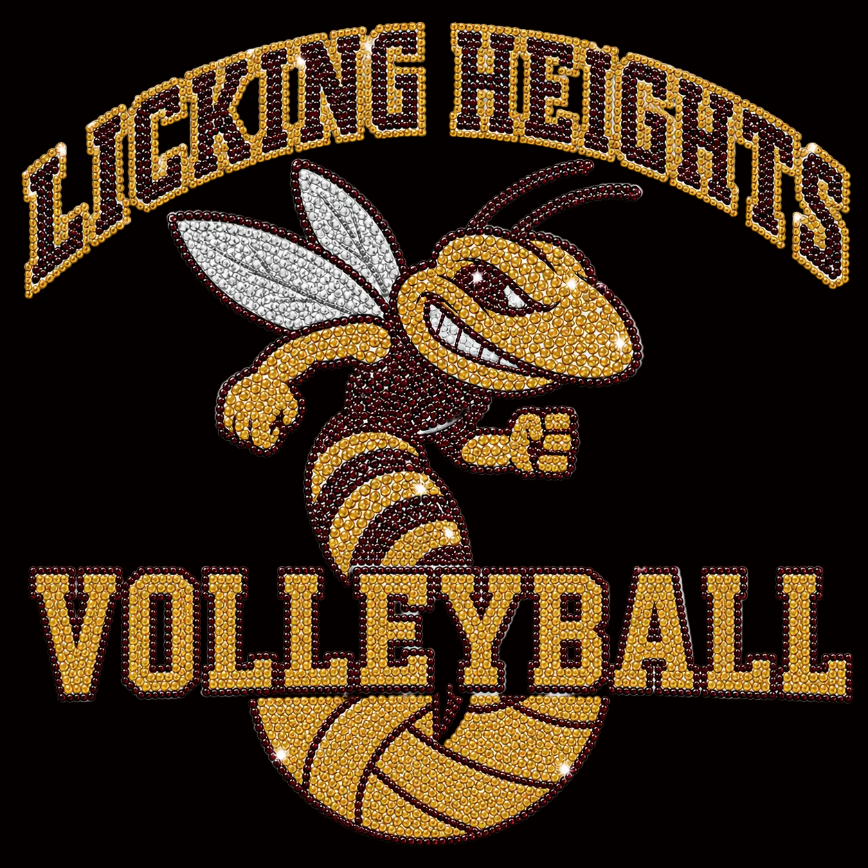 Licking Heights Volleyball— Basic Bling