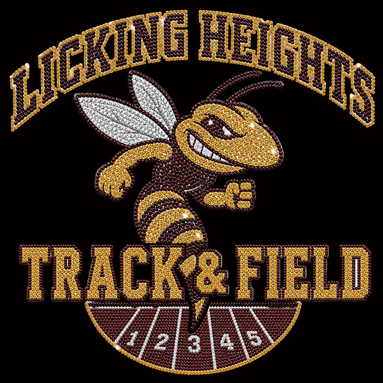 Licking Heights Track & Field — Basic Bling